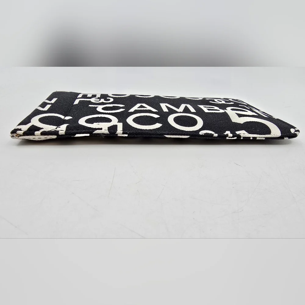 Chanel Black Rue 31 Cambon Print Canvas Sunglasses Pouch